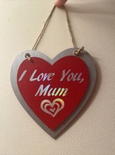 Targa cuore da parete argento