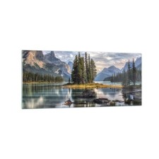 Quadro su Vetro 120x50cm Lago