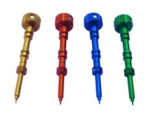 Green Anodized Ergal CNC Screw