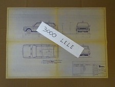 RARO- CARROZZERIA FISSORE AMBULANZA FIAT 131 GIARDINETTA PROGETTO 298-