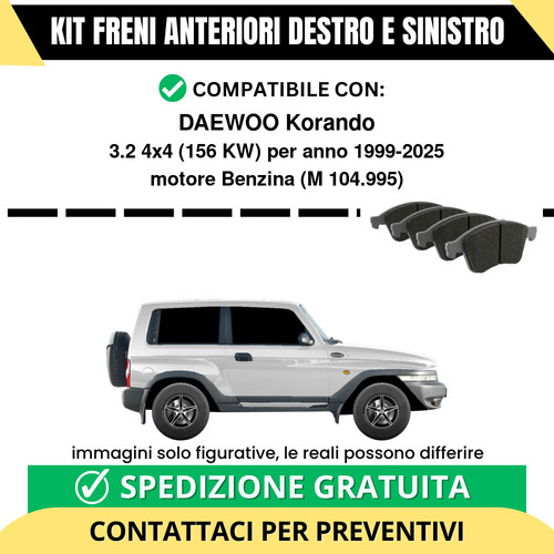 Pastiglie freno anteriori per - pastiglie,