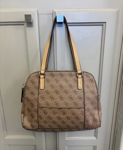Guess quattro tan monogram - g,