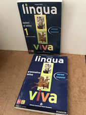 Lingua viva - 2 tomi - volume 1 + grammatica latina - Mondadori 