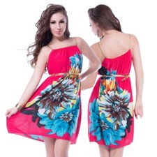 Sexy Fiori Prendisole Tunica