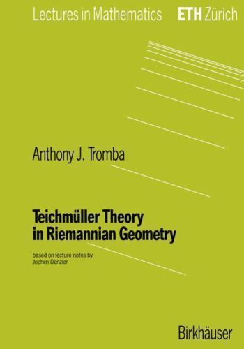 Teichmüller theory - teichmüller, in
