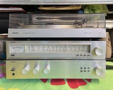 Philips giradischi F7111 / 102L AM FM Stereo Tuner / 302L Stereo Amplifier