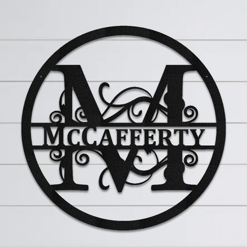 Insegna monogramma lettera - monogramma,
