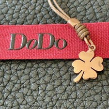 Dodo Pomellato Collana Ciondolo Quadrifoglio Grande Oro Rosa Fuori Produzione 