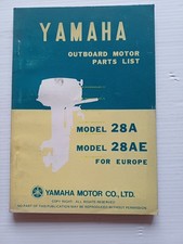 Yamaha motori fuoribordo 28 A - 28 AE 1976 catalogo ricambi originale