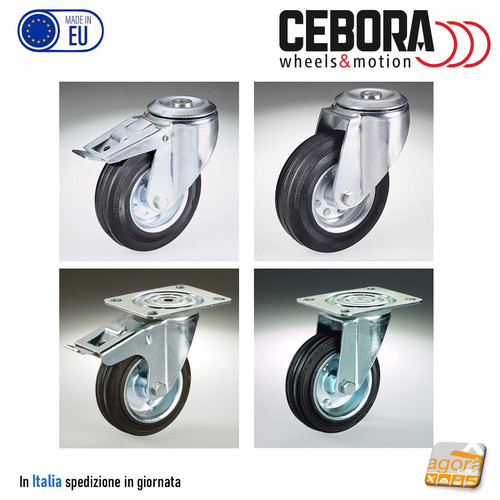 Ruote carrelli ruota - ruote, gomma