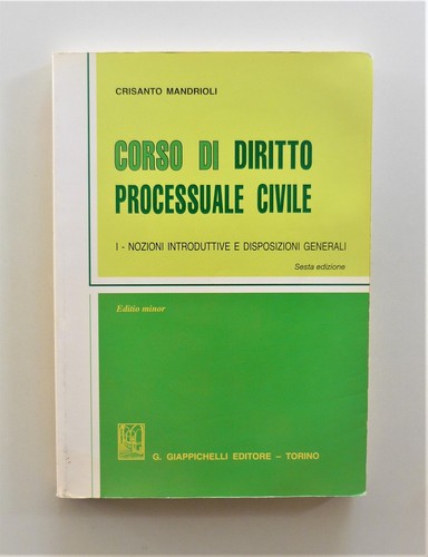 Corso diritto processuale - corso, di