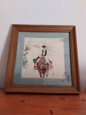 DELICATO QUADRO SARDO  SPOSINI A CAVALLO - FIRMATO "LIOZ"