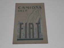 FIAT AUTOCARRO AUTOBUS 505 F 1924 DEPLIANT BROCHURE PROSPEKT FRANCAIS (L34)