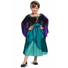 Costume Regina Anna Deluxe Ufficiale Disney Bambina Frozen 2 Vestito Fantasia