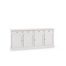 Credenza Bianca in arte povera