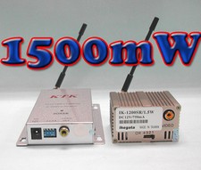 TRASMETTITORE Alta Potenza AUDIO/VIDEO 1500mW 5/7Km NUOVO 2021