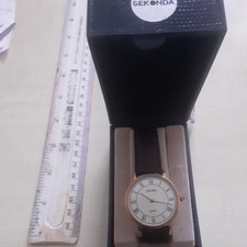 NUOVA gents SEKONDA - Batteria nuova originale imballata - ottima (#189)