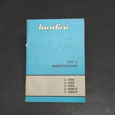 Libretto uso e manutenzione