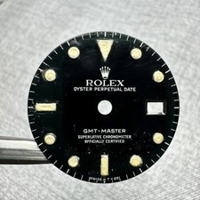 Rolex quadrante GMT Un master 1 16700 16750 quadrante antico quadrante raro...