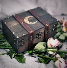 Cassapanca in legno Mezzaluna