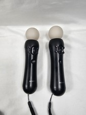 2x PLAYSTATION MOVE MOTION CONTROLLER TWIN PACK V1 CECH-ZCM1E PS3/PS4 TESTATO