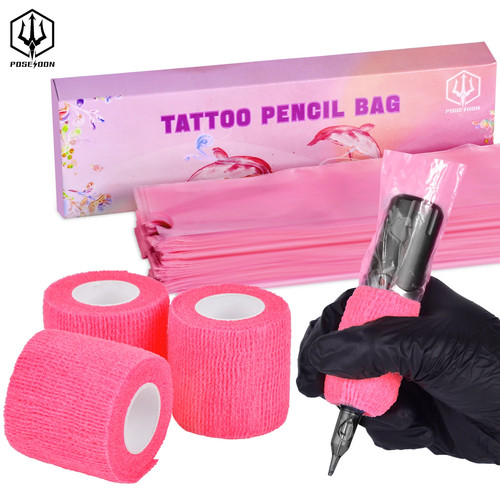 Tatuaggio matita manica - manica, borsa