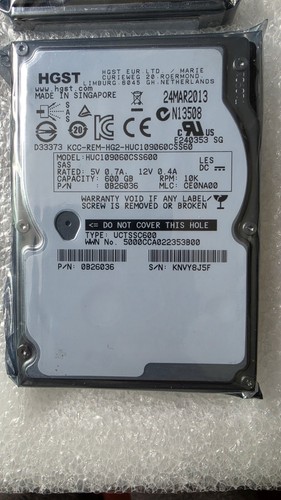 Hitachi 600 pollici sas - 600, 2,5