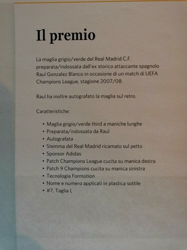 Maglia raul - maglia,