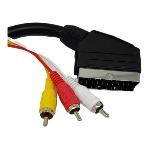 Cavo scart rca 3m av - cavo,