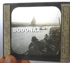 lanterna magica FOTO 1890 MOSELLA VALLE MOSELLA FIUME BARCA FRANCIA GERMANIA ANTICA