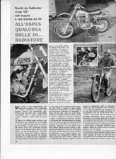 advertising NEWS MOTO ASPES 125 H2O CROSS COMPETIZIONE 1977 MOTOITALIANE EPOCA