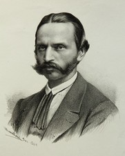 G. MARASTONI (*1804), Conte Taaffee Eduárd (*1833), litografia romantica