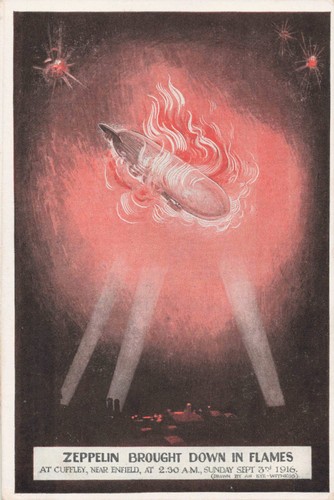 Ww1 zeppelin brought down - brought,
