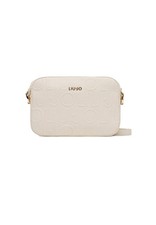 Borsa Liu Jo manhattan tracolla M con maxi logo in rilievo AF5159 E0538 marmo