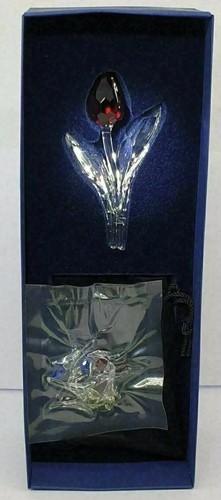 Swarovski large red tulip - large,