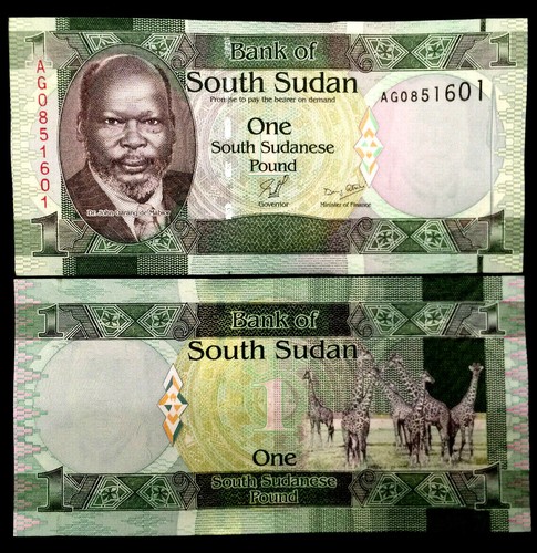 South sudan pound - sudan, 1