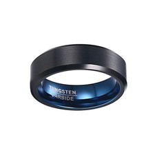  Anello 6 Mm In Acciaio