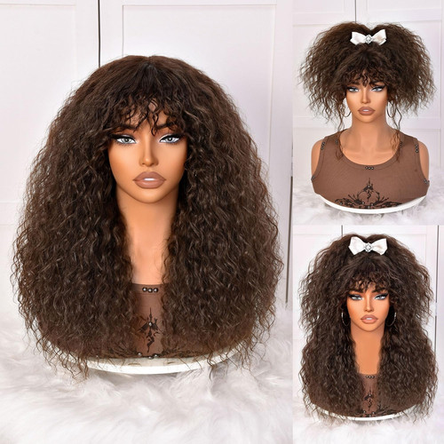 Lizzy parrucca riccia con - riccia,