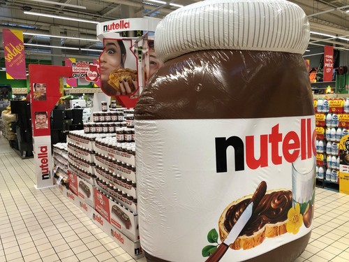 Bicchiere nutella gigante - bicchiere,