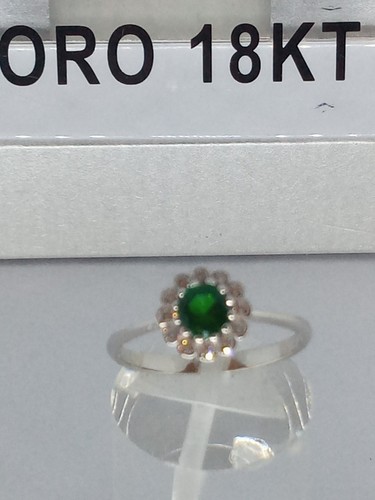 Anello oro bianco - oro, 750