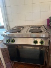 Cucina per bar ristorante, cappa, piano lavoro in acciaio inox