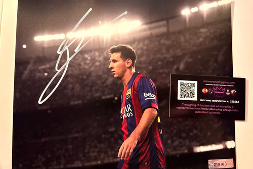 Lionel messi firmato fc - firmato, (fc