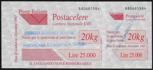 1998 italia postacelere - 1998, l