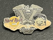 SPILLA PIN COLLECTORS HARD ROCK CAFE CATANIA SICILY HARLEY DAVIDSON CAFFE CHIUSO