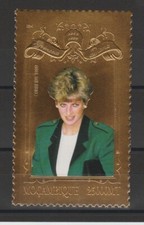 MOCAMBIQUE 1999 - 25000MT PRINCIPESSA DIANA 1 VAL. ORO  MNH MF78521
