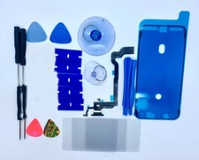 Kit ricambio porta di ricarica e nastro sigillante impermeabile per iPhone xs nero 