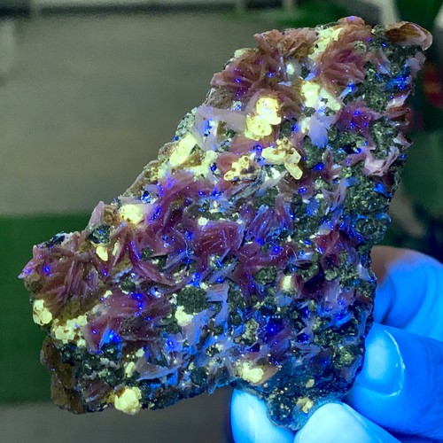 124g cerussite naturale barite - 124g, naturale+barite