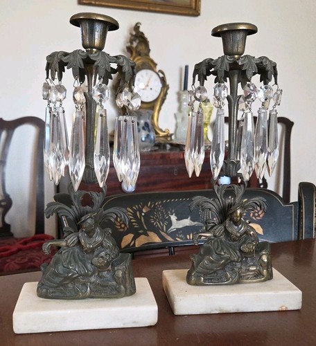 Coppia candelabri girandoles - coppia,