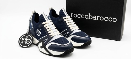 Roccobarocco navy blue white - roccobarocco,