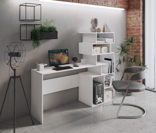Scrivania con libreria mod - libreria,